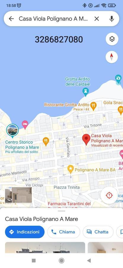 Casa Viola -Locazione Breve Apartment Полиняно а Маре Екстериор снимка